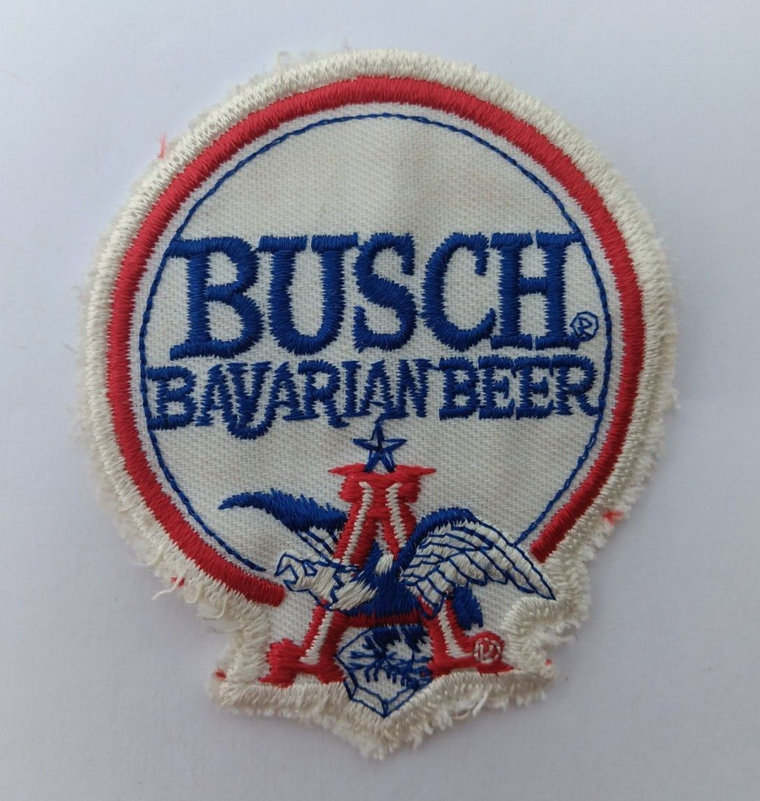 Vintage Busch Bavarian Beer Patch- Postage included