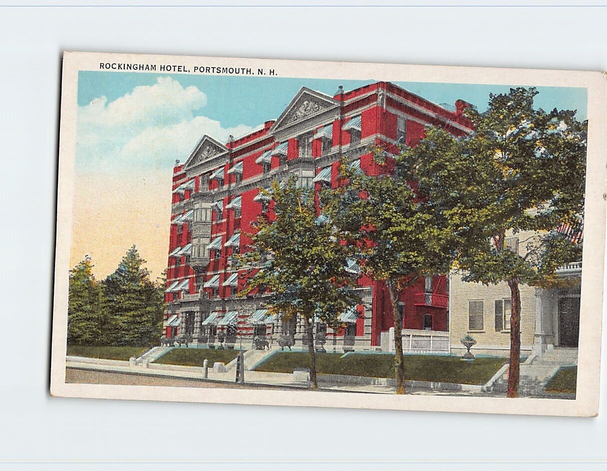 Postcard Rockingham Hotel, Portsmouth, New Hampshire