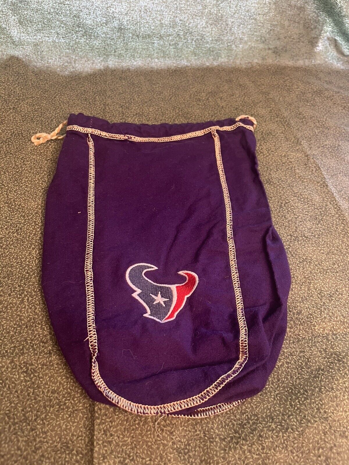 Crown Royal Houston Texans Promo Bag Swag Rare Large Size Purple