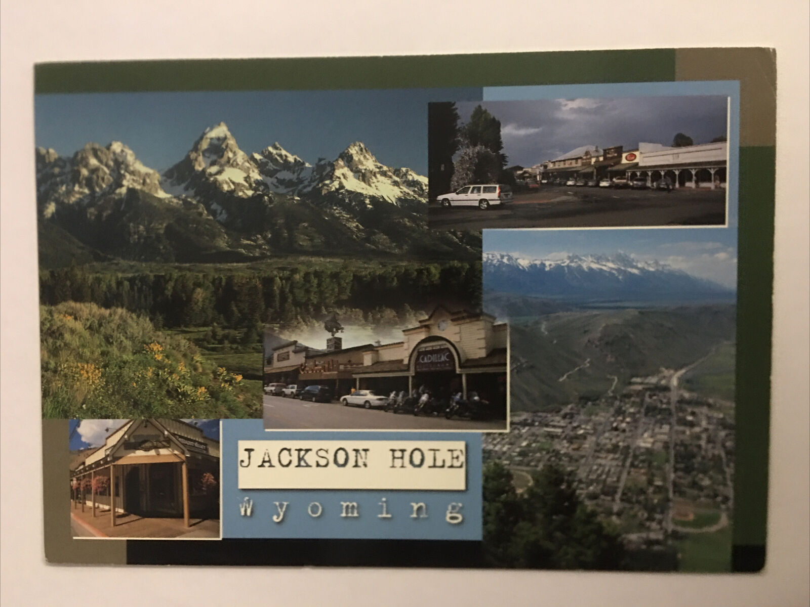 Jackson Hole Wyoming Vintage Postcard