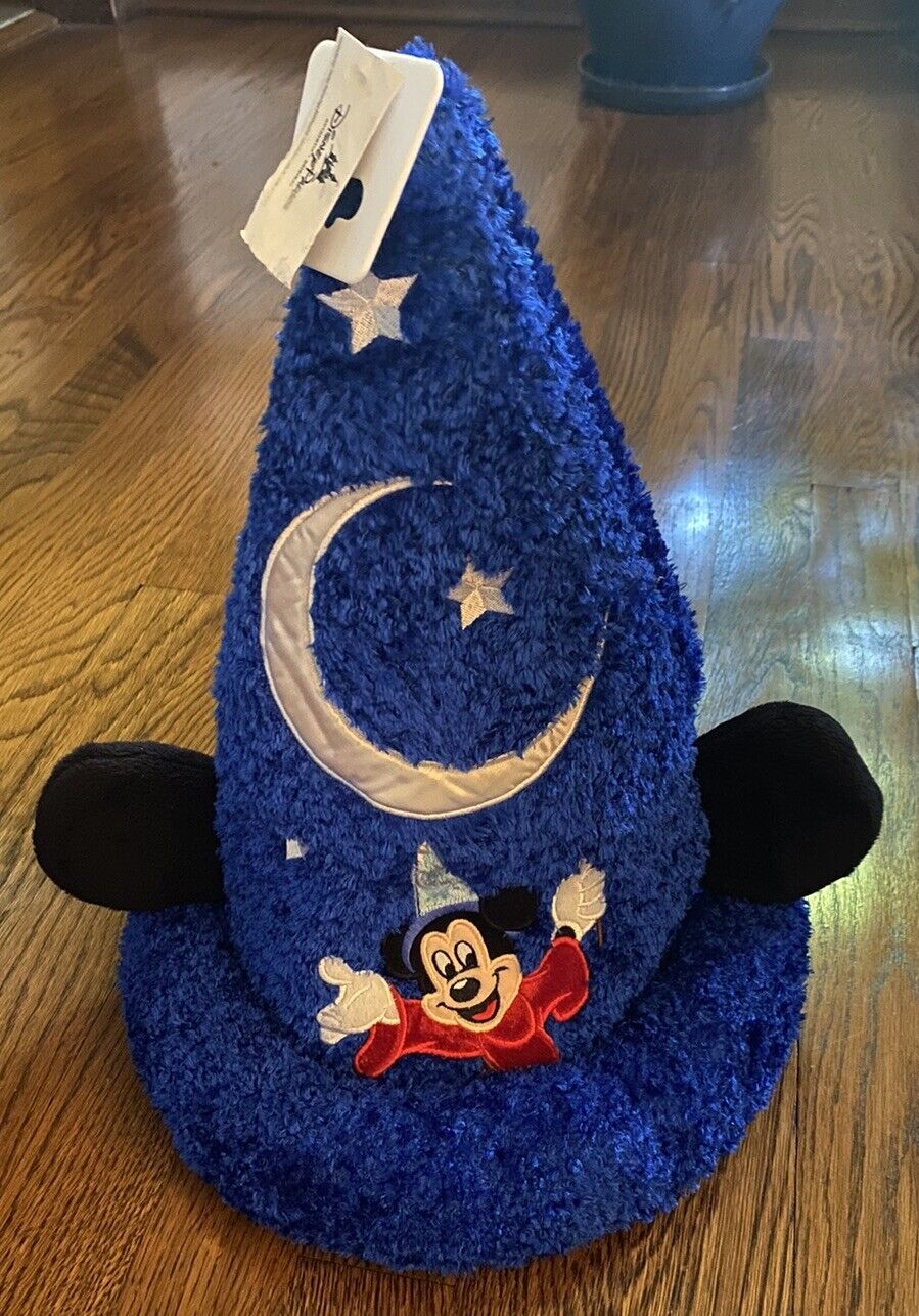 Disney Parks Mickey Mouse Fantasia Wizard\'s Hat NWT WDW Walt Disney World Ears