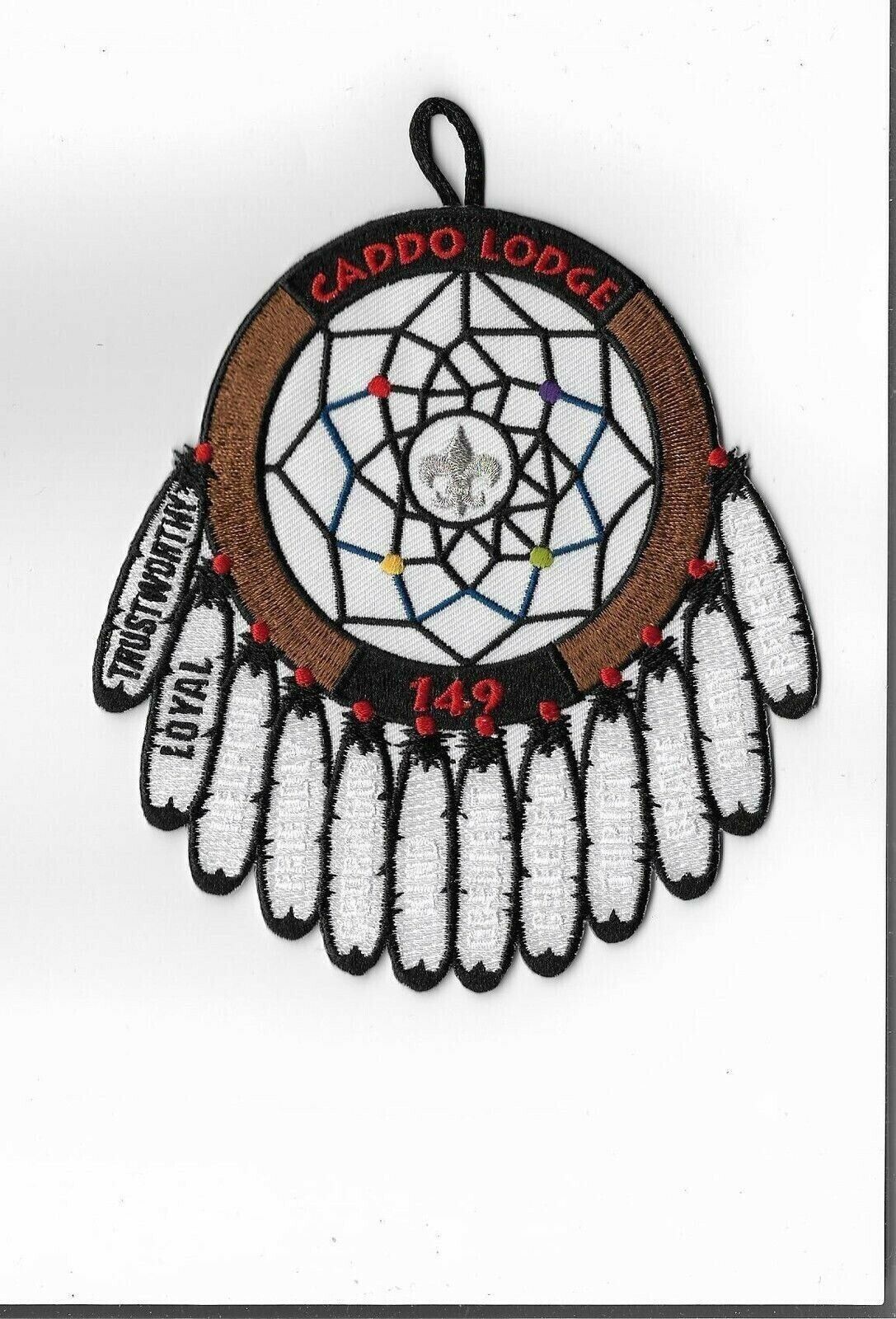 Lodge 149 Caddo Fellowship Scout Law patch (Trustworthy Loyal)