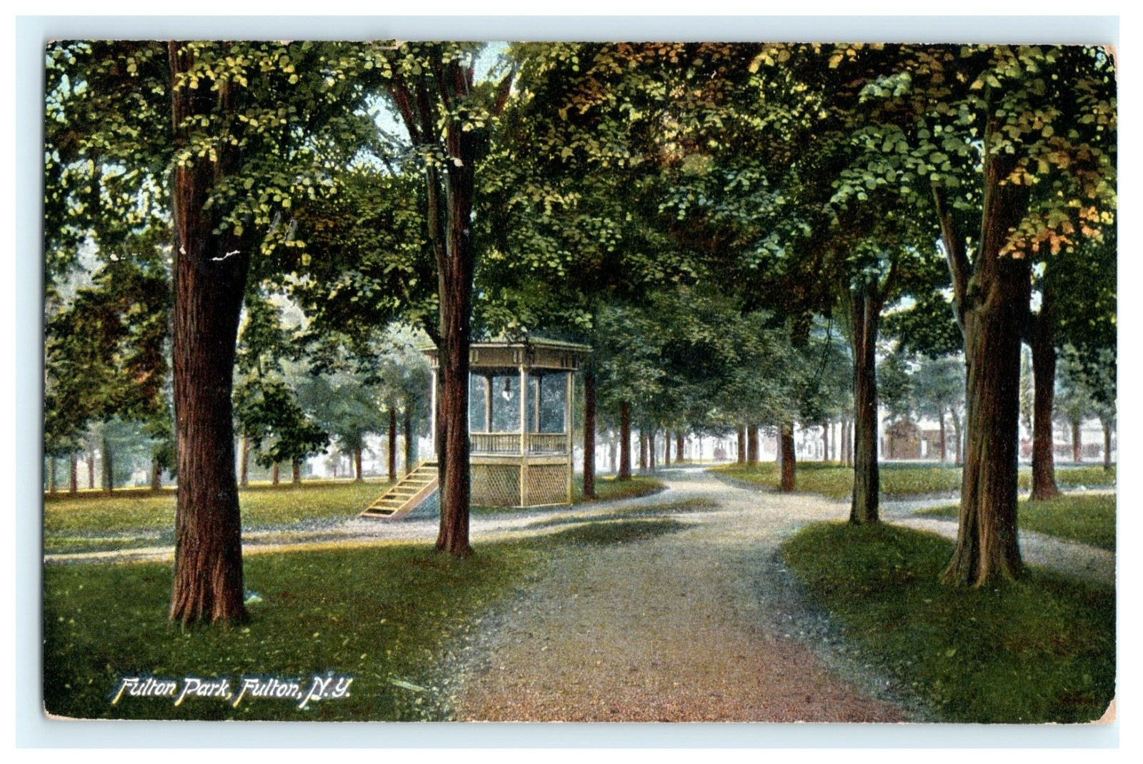 1929 Fulton Parks Fulton NY Early Posted View