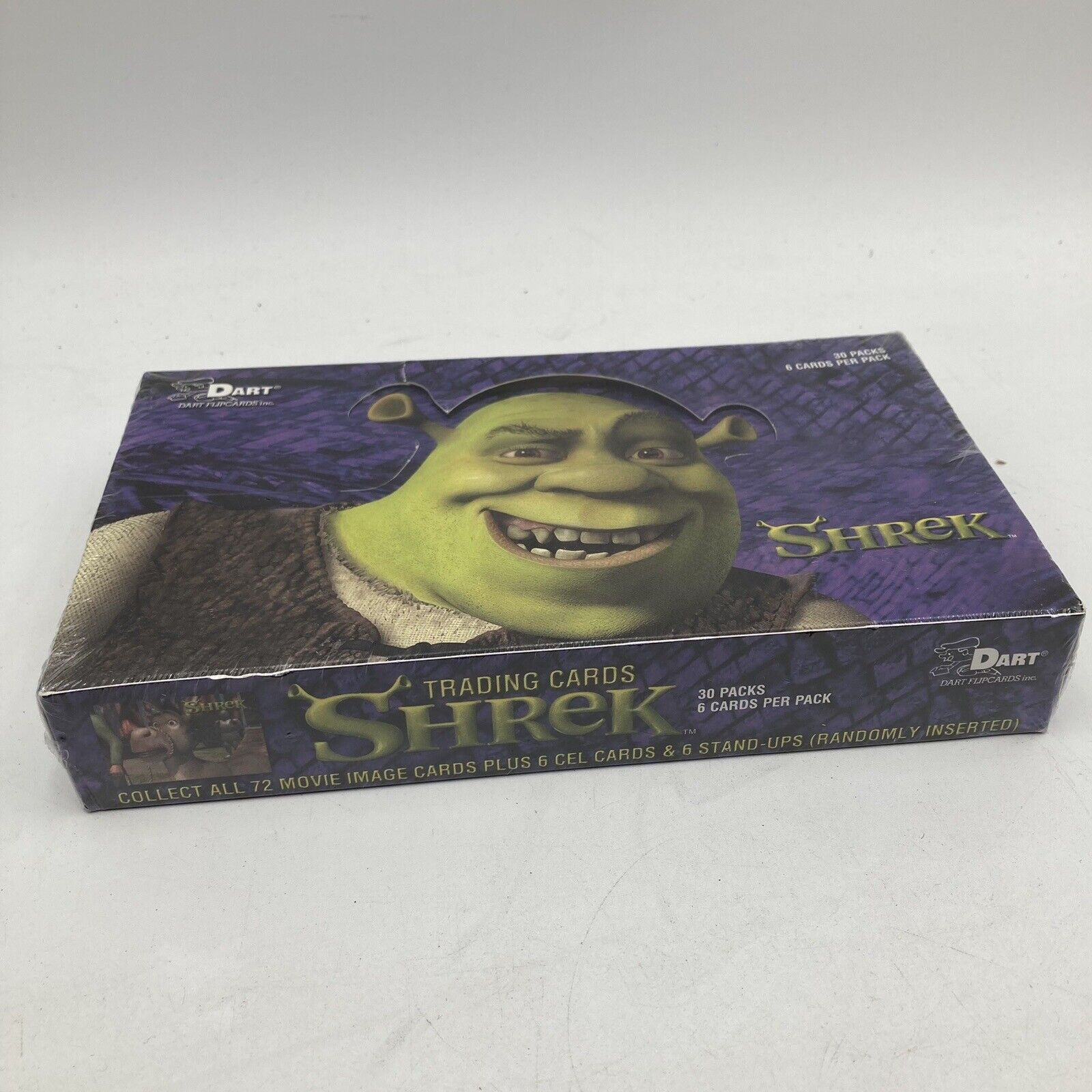 Shrek Movie Series 1 One Trading Card Booster Box 30 Packs Dart 2001