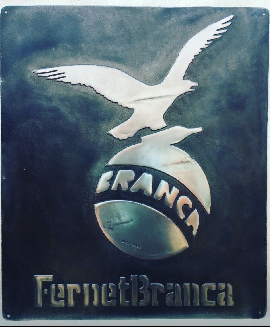 Fernet Branca  Vintage Metal Sign(handmade By Pallarols)
