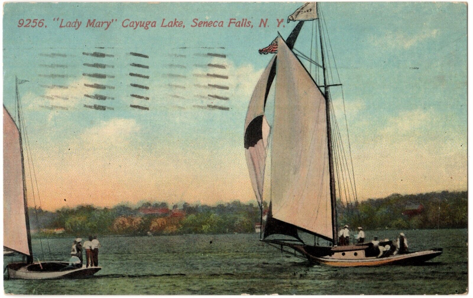 SENECA FALLS, NY Cayuga Lake Sailboat \