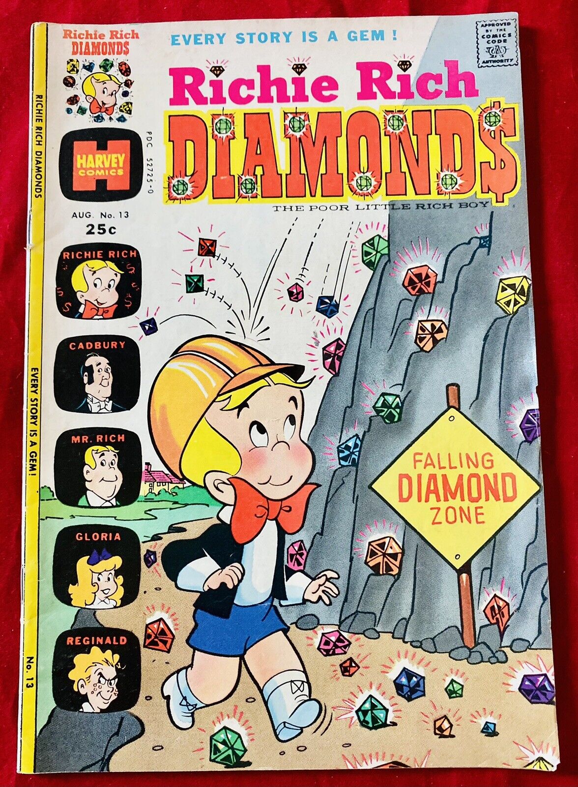 Vintage Harvey Comics RICHIE RICH DIAMONDS #13 1972 Comic Book