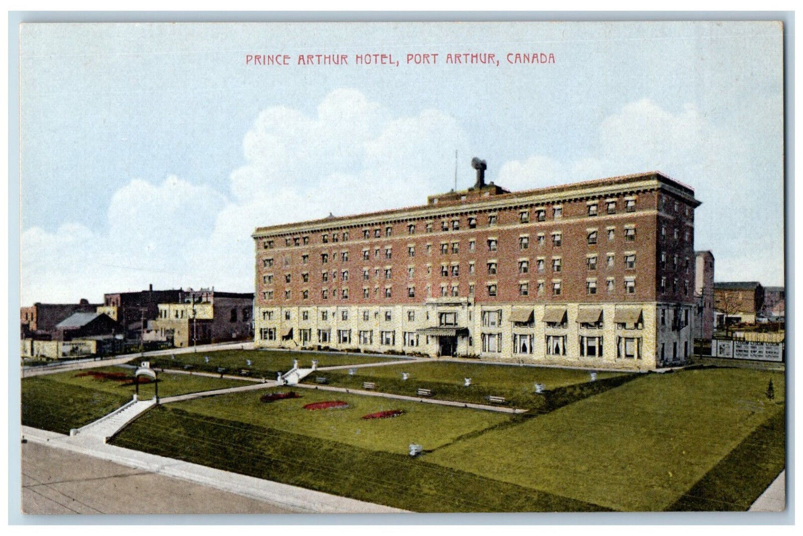 Port Arthur Ontario Canada Postcard Prince Arthur Hotel c1910 Unposted