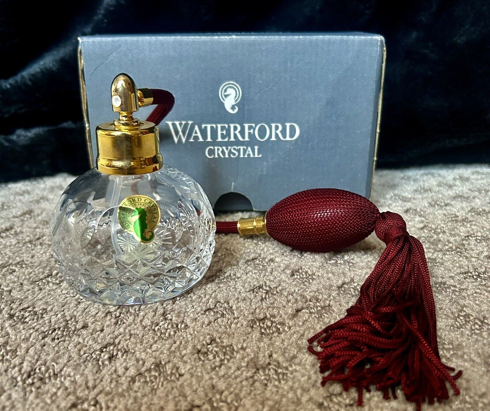 NEW Waterford Crystal Vintage Perfume Atomiser