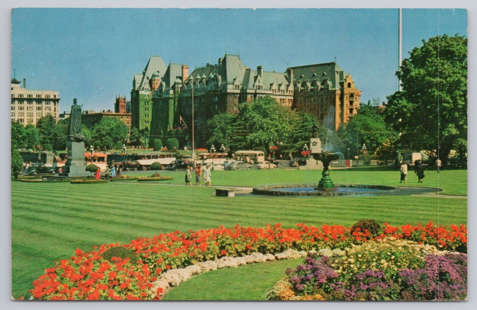 Postcard Victoria British Columbia Canada Empress Hotel
