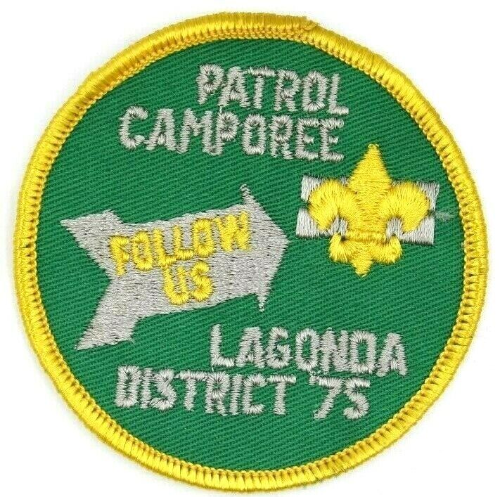 1975 Patrol Camporee Lagonda District Tecumseh Council Patch Boy Scouts BSA
