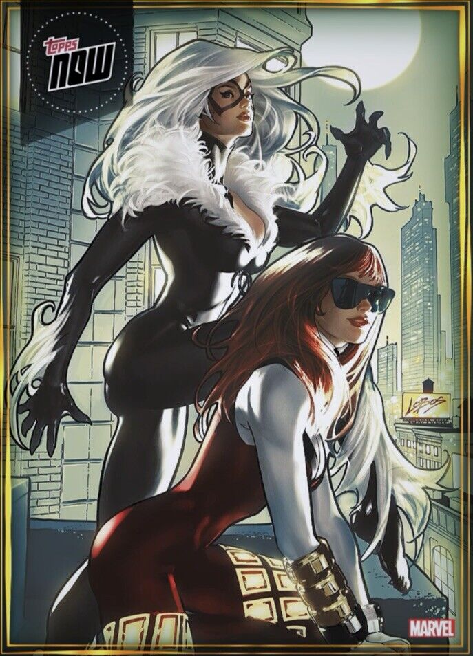 Topps Marvel Collect Topps NOW May 29 - Jackpot & Black Cat #3 Gold SR [Digital]