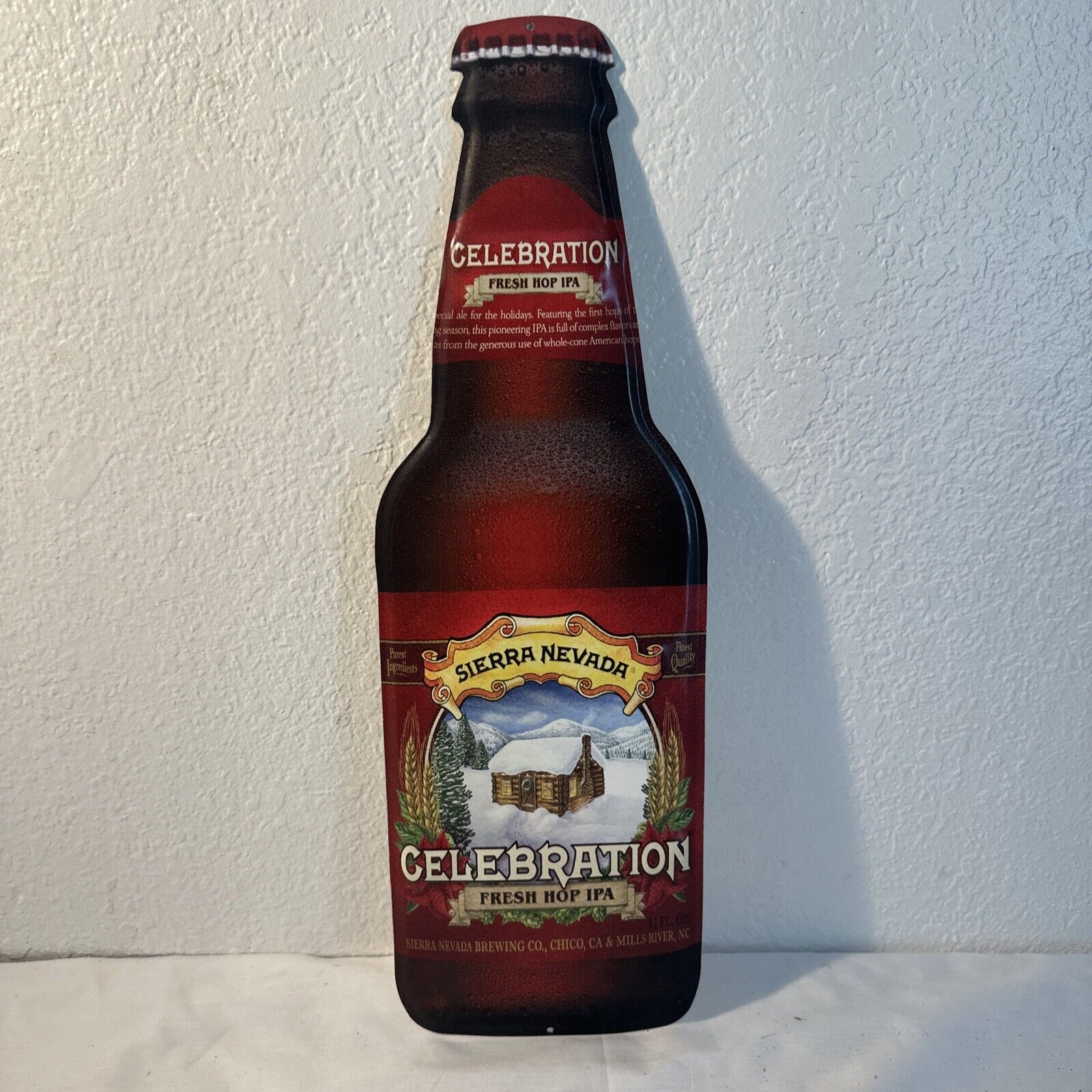 Sierra Nevada Brewing Celebration Metal Beer Sign Man Cave Decor