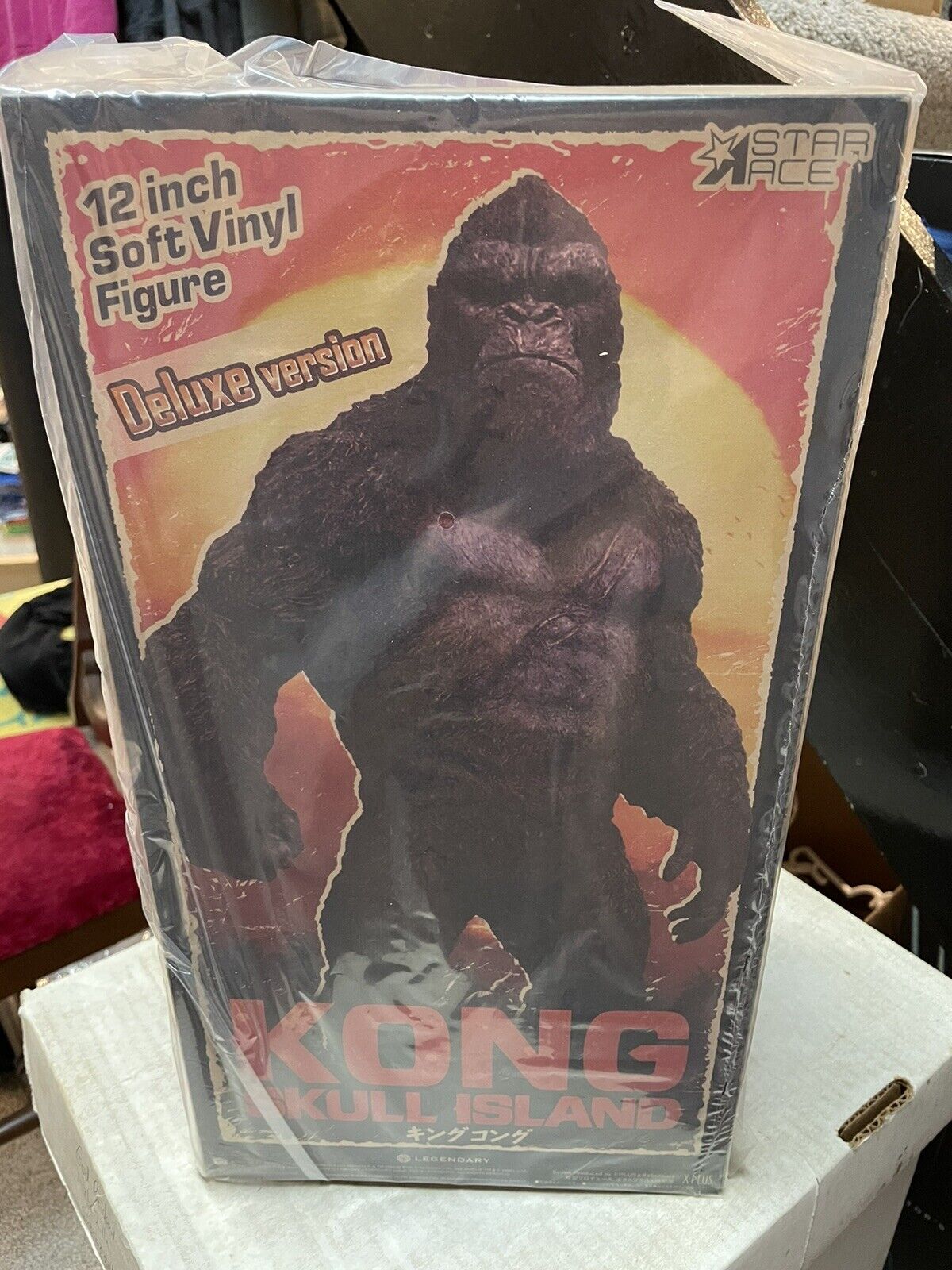 Xplus Star Ace Deluxe Version King Kong Skull Island Soft Vinyl RARE US Seller