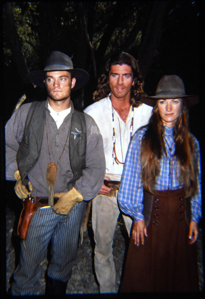 1996 Jane Seymour, Joe Lando & Chad Allen DR. Quinn Original 35mm 2\