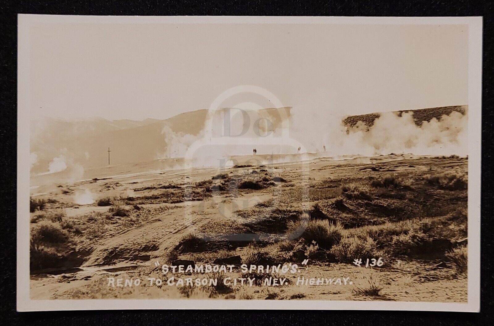 Scarce RPPC of Steamboat Springs. Carson City, Nevada. C. 1920\'s-30\'s 