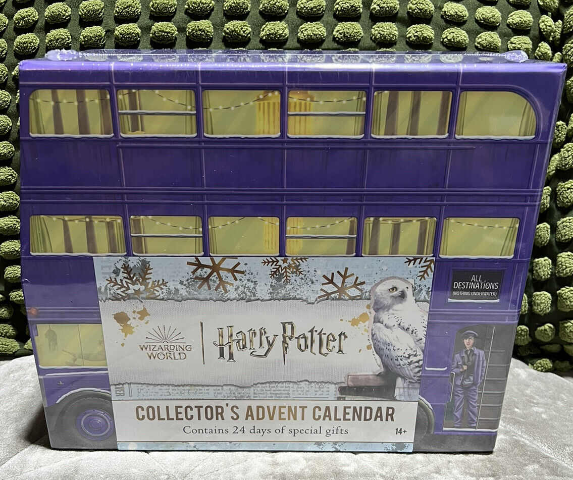 Official Harry Potter KNIGHT BUS Collector’s Advent Calendar Or Unique GIFT SET