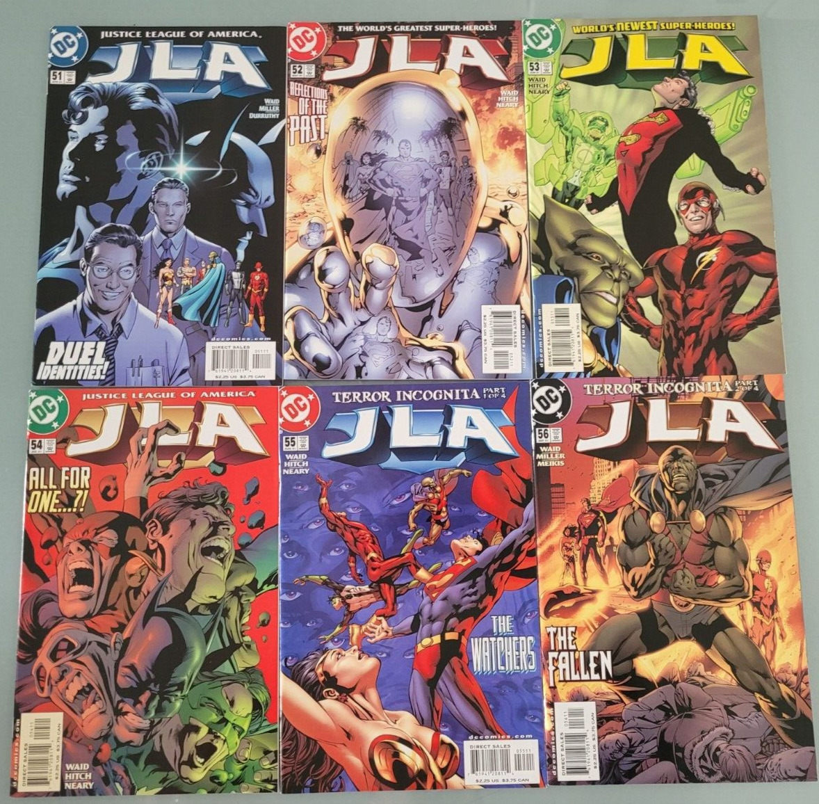 JLA #51-74 (2001) DC COMICS JUSTICE LEAGUE AMERICA SET OF 21 ISSUES WAID KELLY