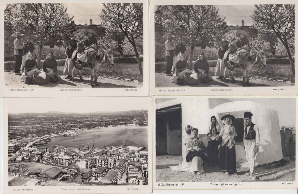 IBIZA BALEARES SPAIN 12 Vintage Postcards mostly pre-1960 (L5768)