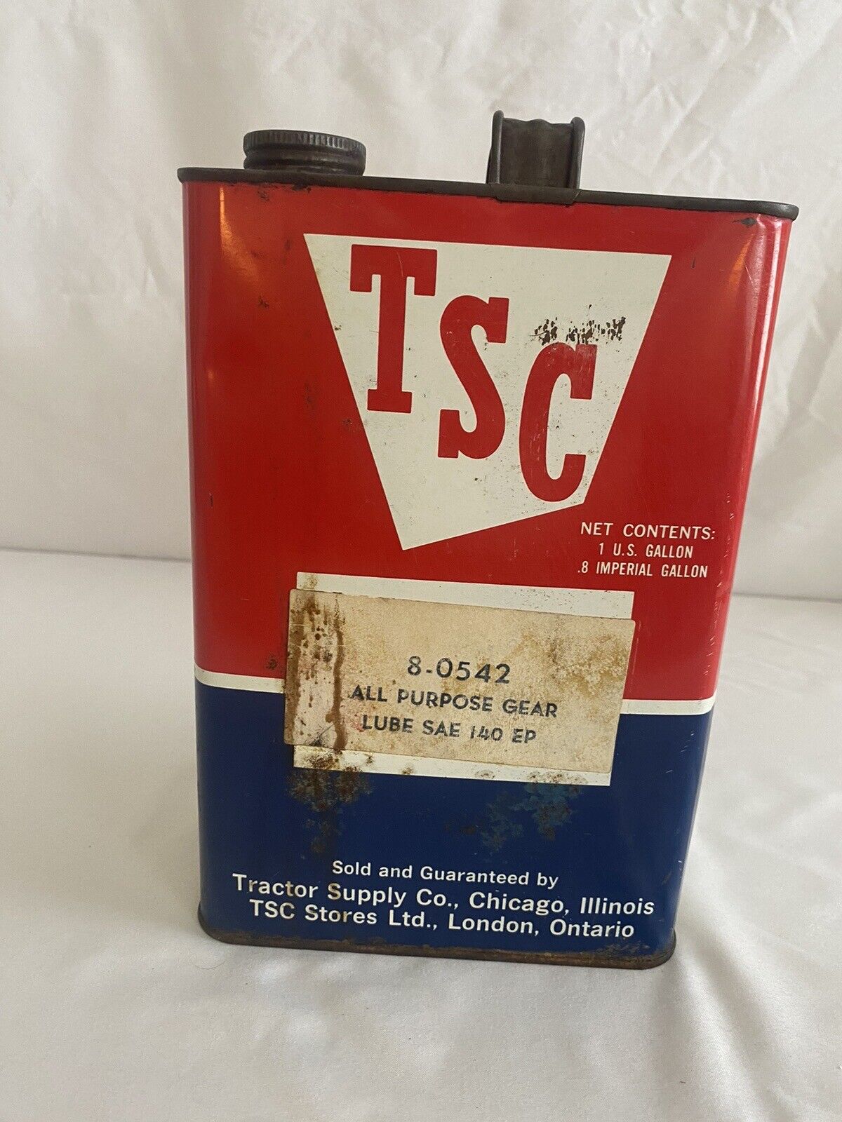 Vintage TSC 8-0542 All Purpose Gear Oil Cans