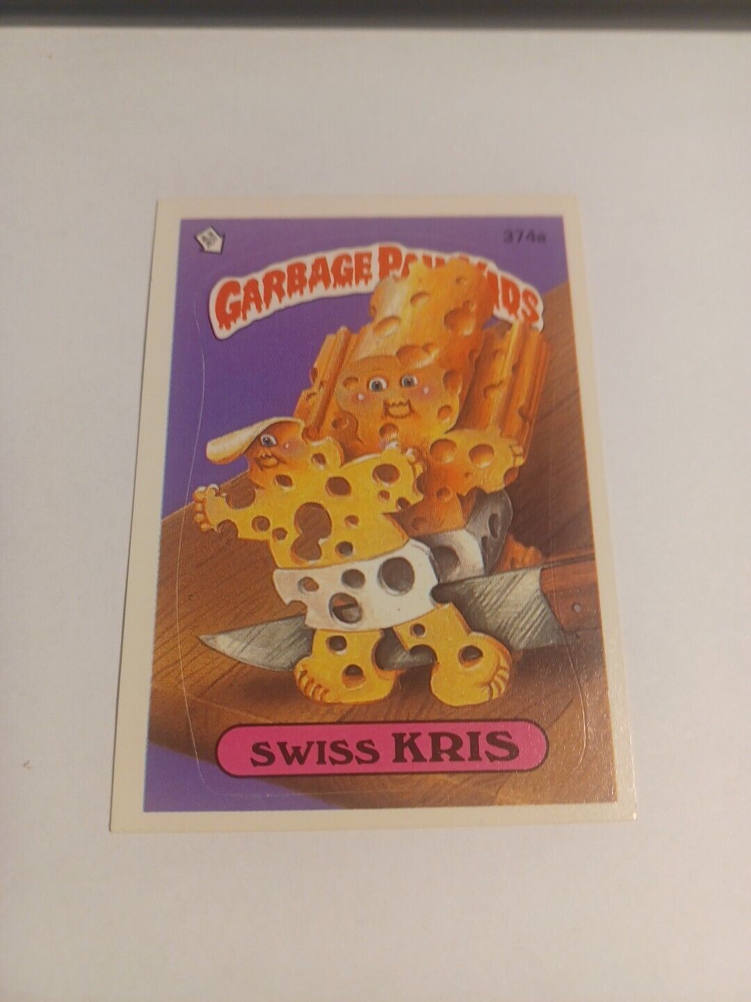 1987 TOPPS Garbage Pail Kids SWISS KRIS 