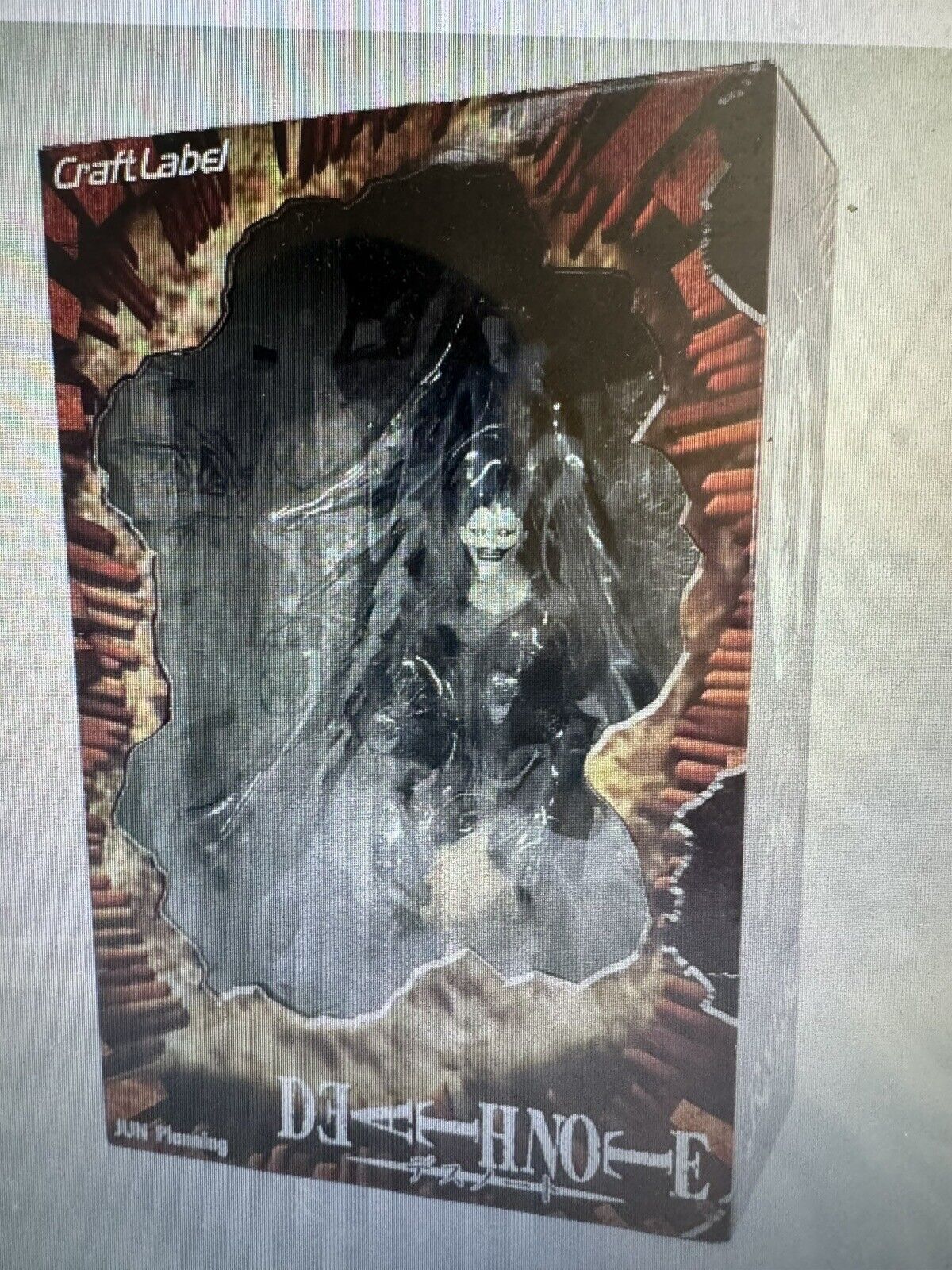 DEATH NOTE RYUK FIGURE RARE CRAFT LABEL From Japan