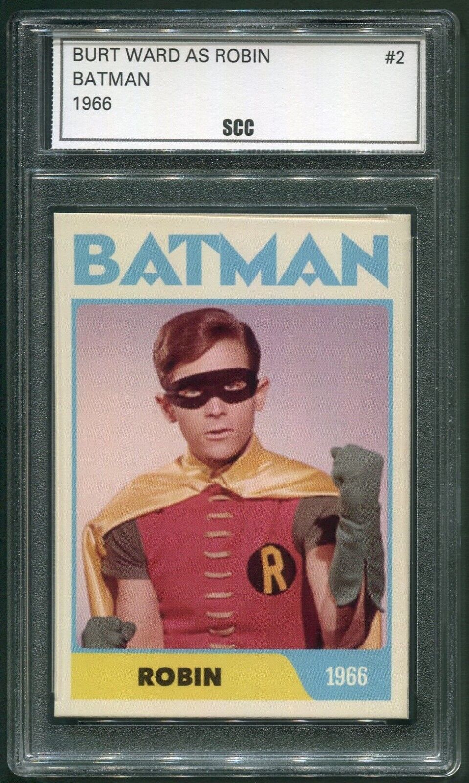 Custom 1966 Batman Burt Ward As Robin Trading Card #2