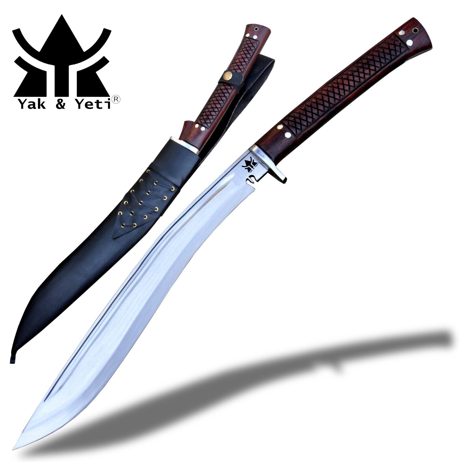 Large kukri sword-15 inches long khukuri machete-survival-combat kukri-Gurkha