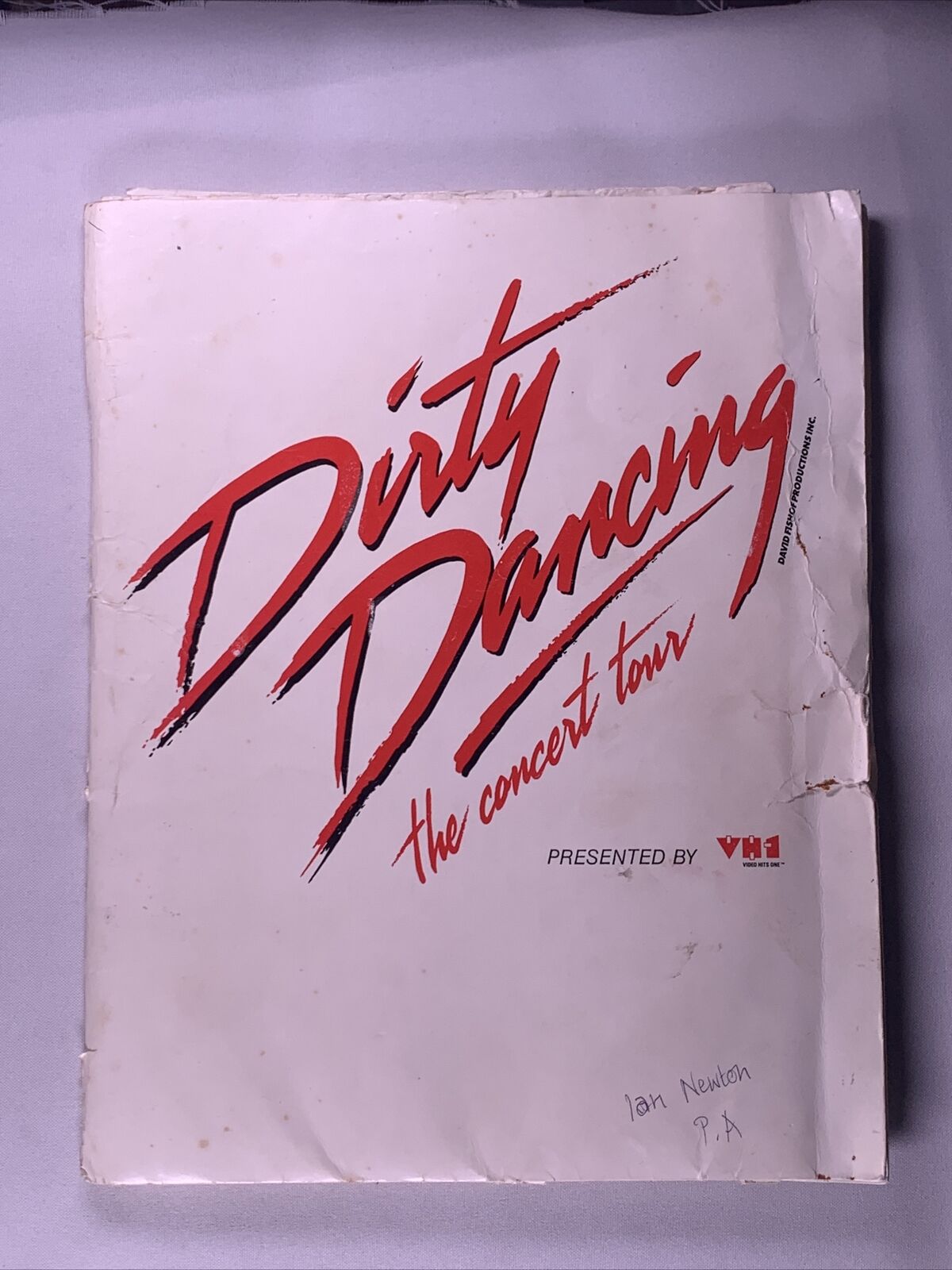 Dirty Dancing Itinerary Original Vintage The Concert Tour 1988