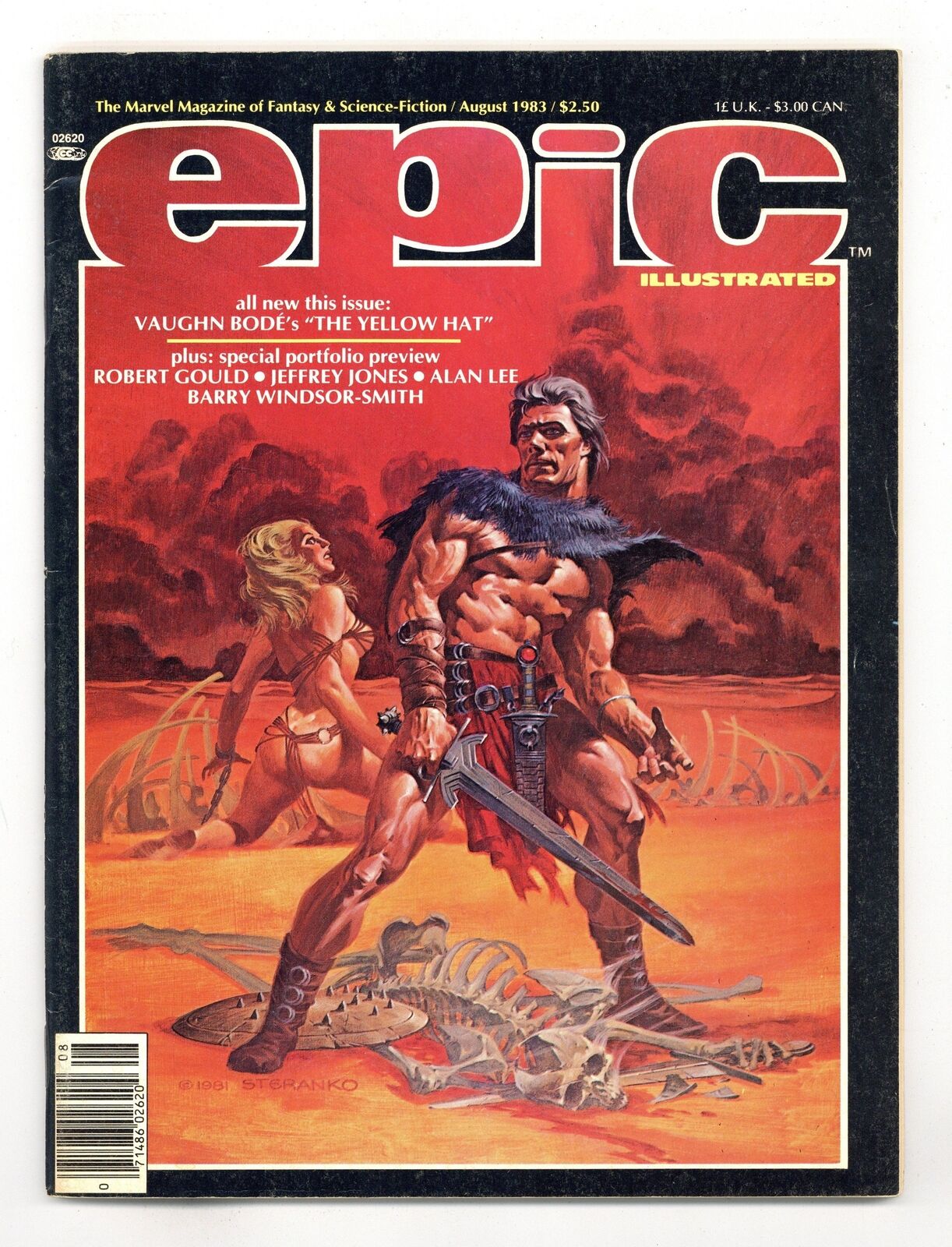 Epic Illustrated #19 FN/VF 7.0 1983