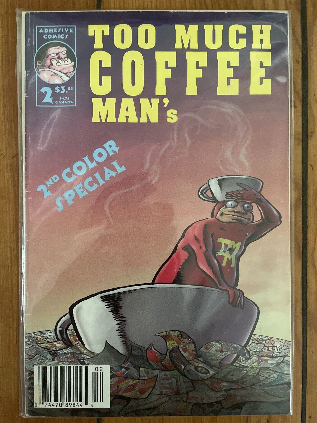 Too Much Coffee Man Full Color Special #2 (Shannon Wheeler 1997 Adhesive Comics)