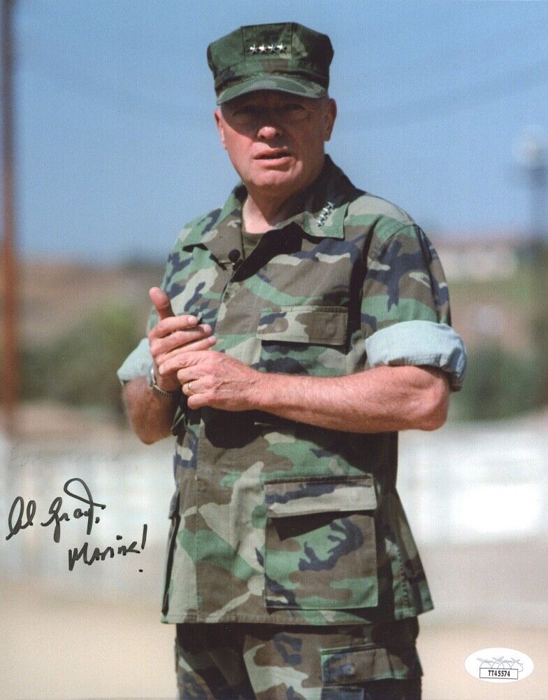 Alfred Gray Jr Four Star General Marines Signed Autographed 8x10 Photo JSA F