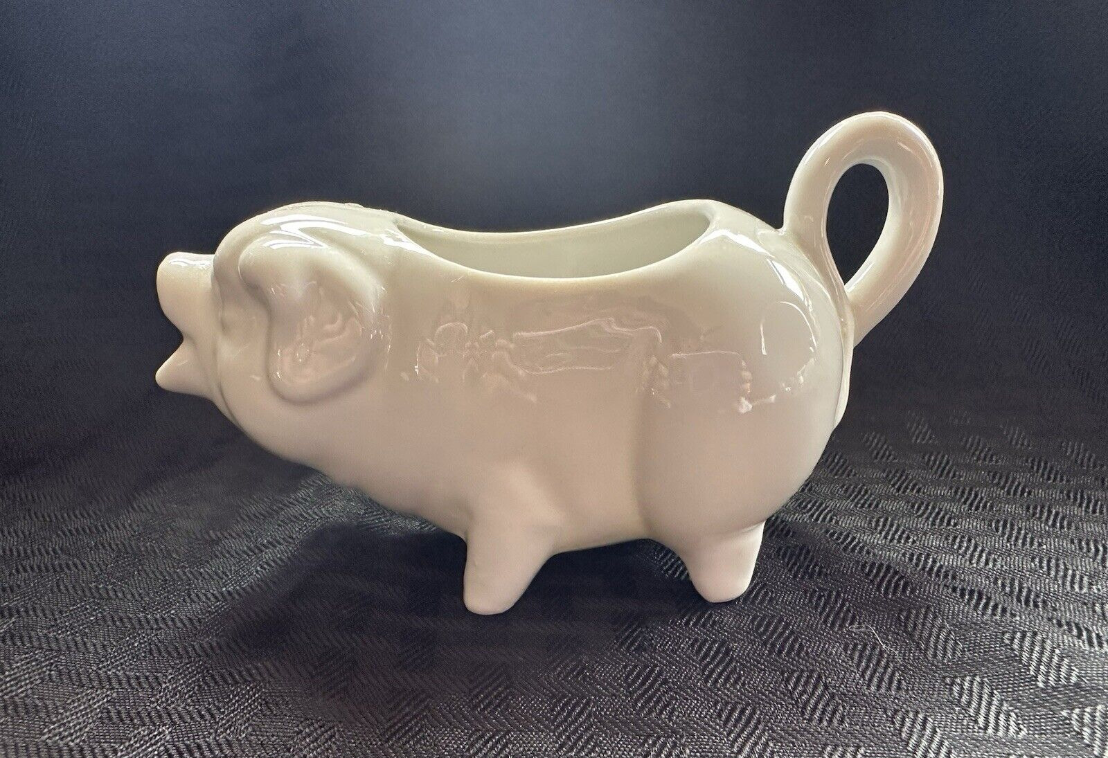 Vintage Buckingham Galleries Porcelain Pig Creamer Made in Japan