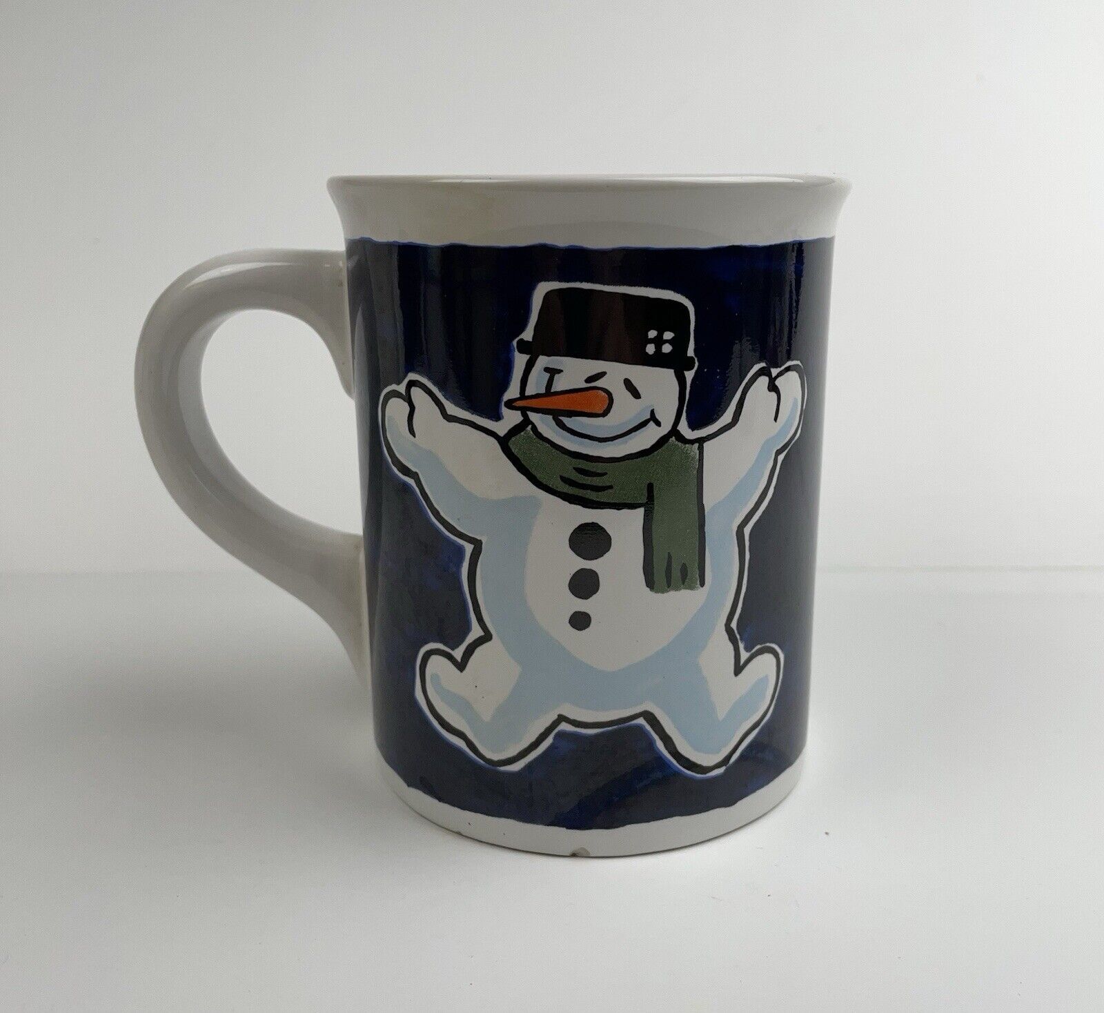 Houston Harvest Snowman Ceramic Mug Coffee Cup