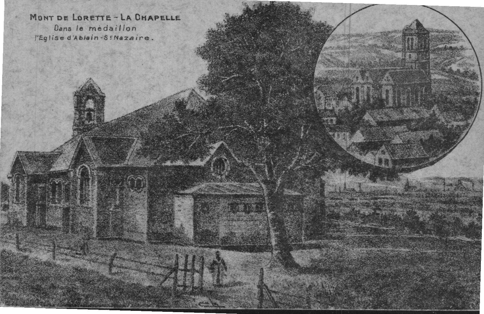 Postcard Mont De Lorette La Chapelle [tt]