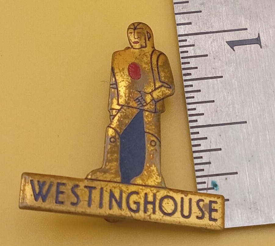 WESTINGHOUSE .. Tinman ..Vintage Pinback Button