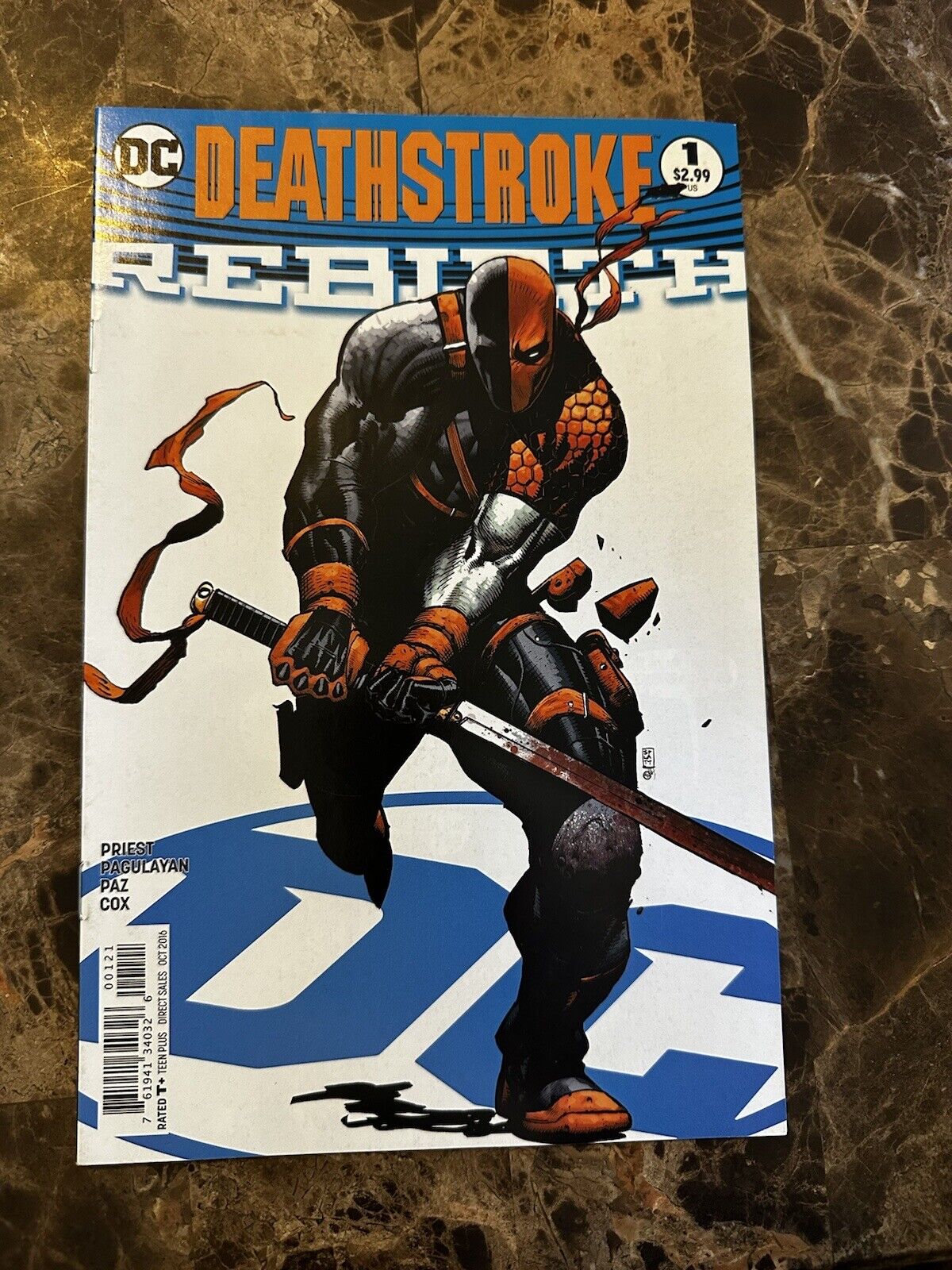 Deathstroke: Rebirth #1 (DC Comics, October 2016)