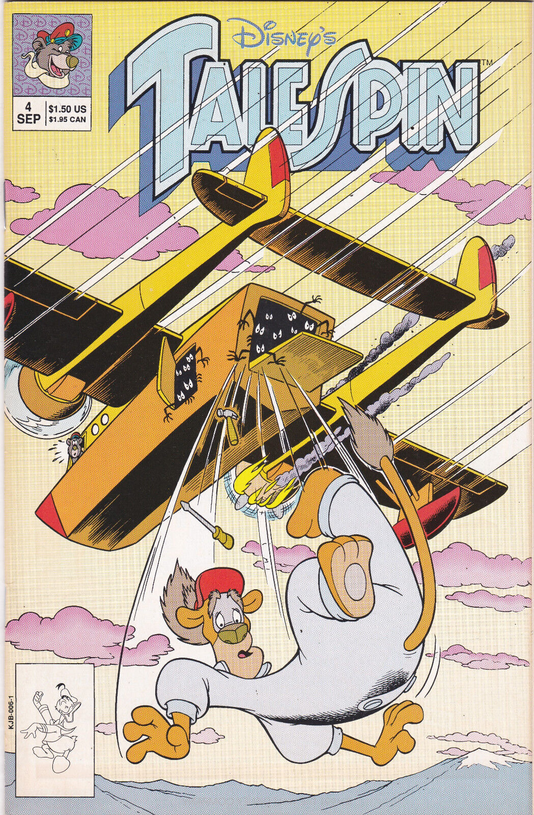 Disney\'s Tale Spin #4 Jun 1991 High Grade-(comic book) TaleSpin