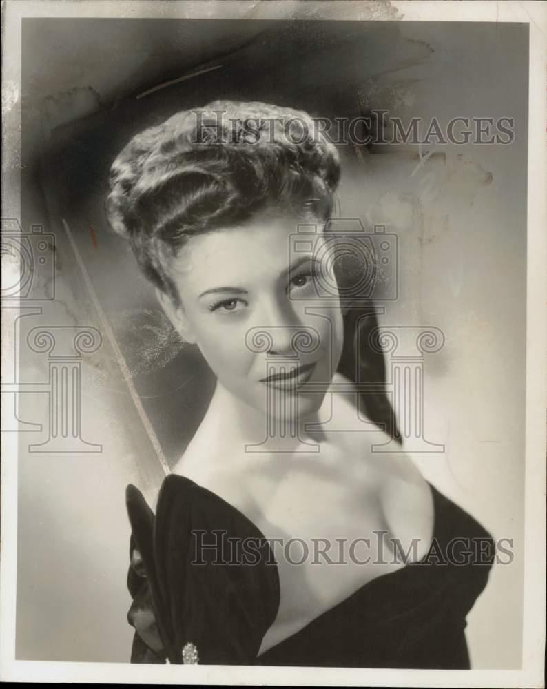 1951 Press Photo Comedienne, singer, actress, movie star Judy Canova.