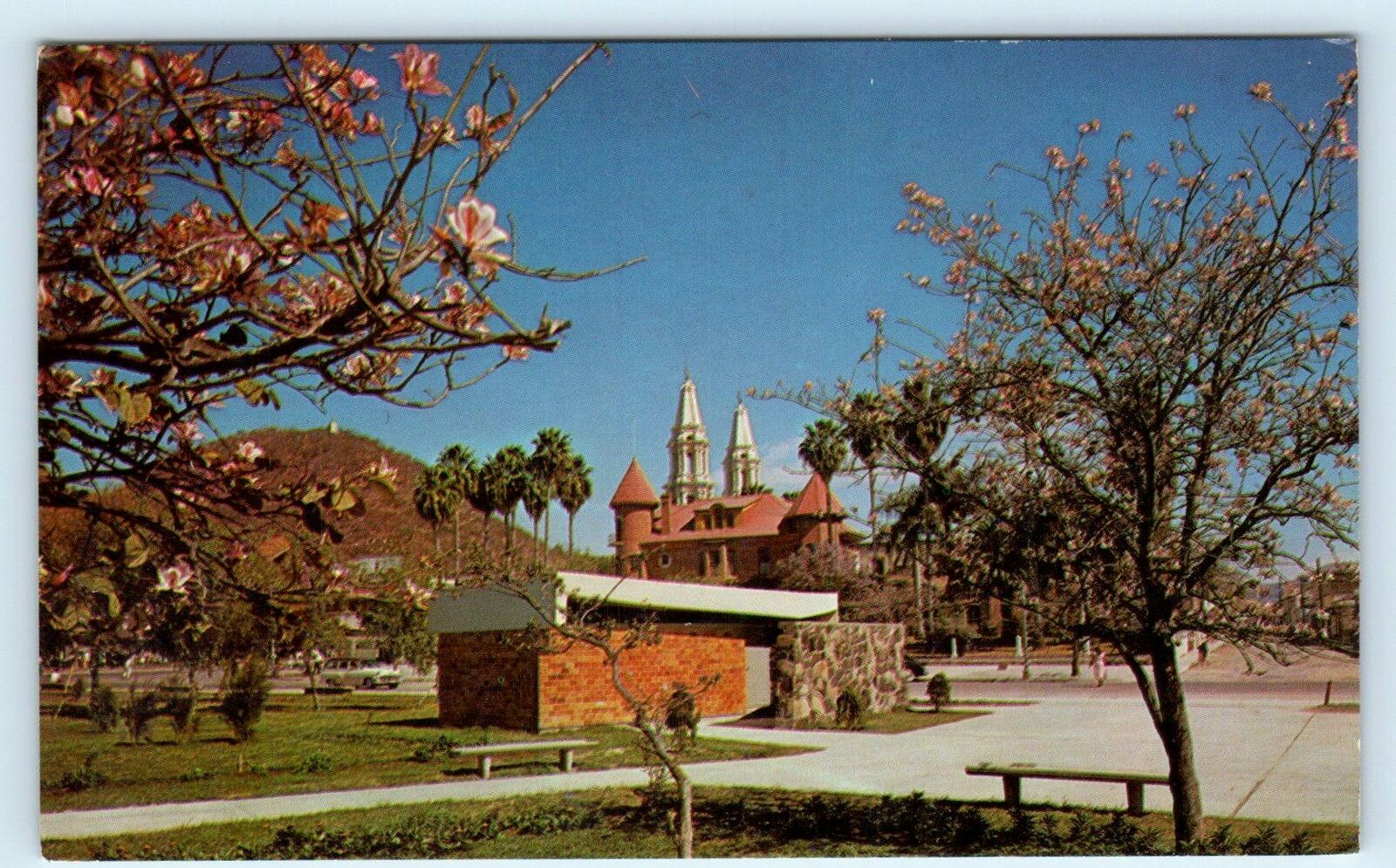 CHAPALA, JALISCO Mexico  ~ Partial View of CHAPALA c1950s  Postcard