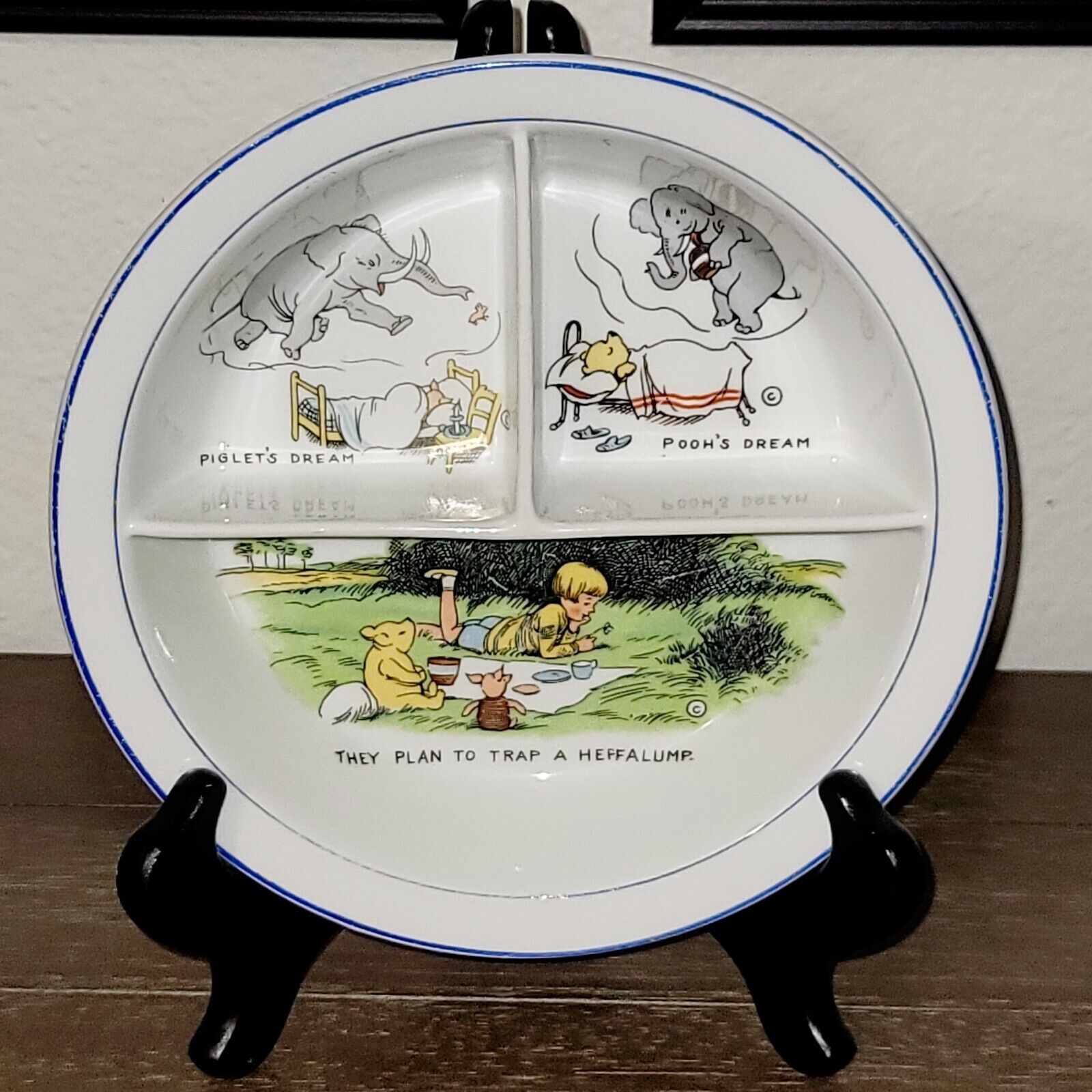 VTG 1930s Richard Krueger Bavaria Schumann Porcelain Winnie The Pooh Bowl Prewar