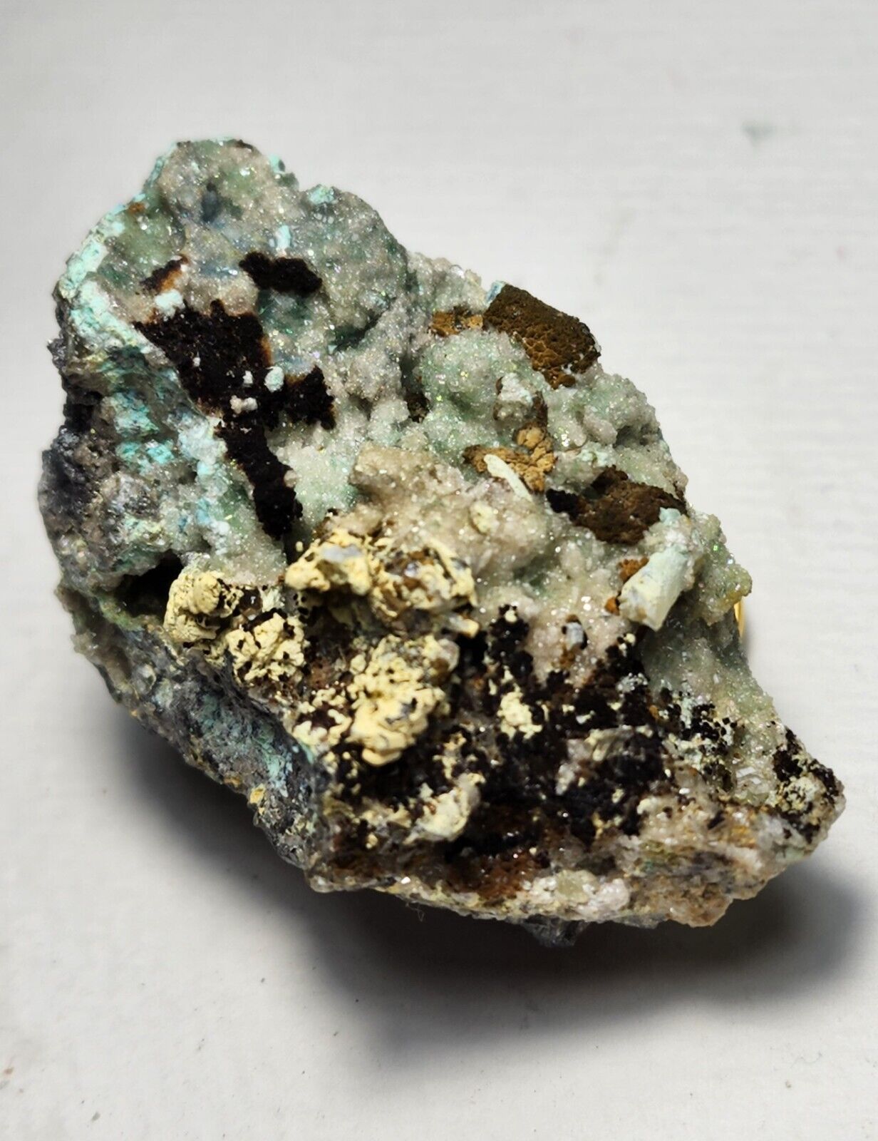 Cerrusite on chalcocite With unknowns Reward Mine California Mineral Specimen
