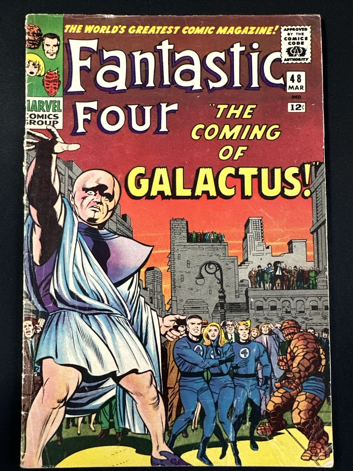 Fantastic Four #48 Complete 1st Silver Surfer Marvel Vintage Silver Age G/VG *A4