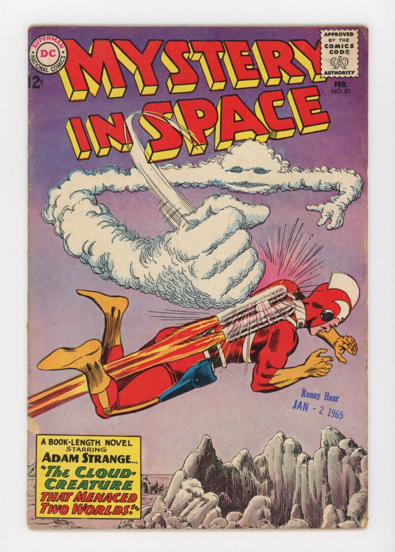 Mystery in Space 81 amazing Infantino cloud creature