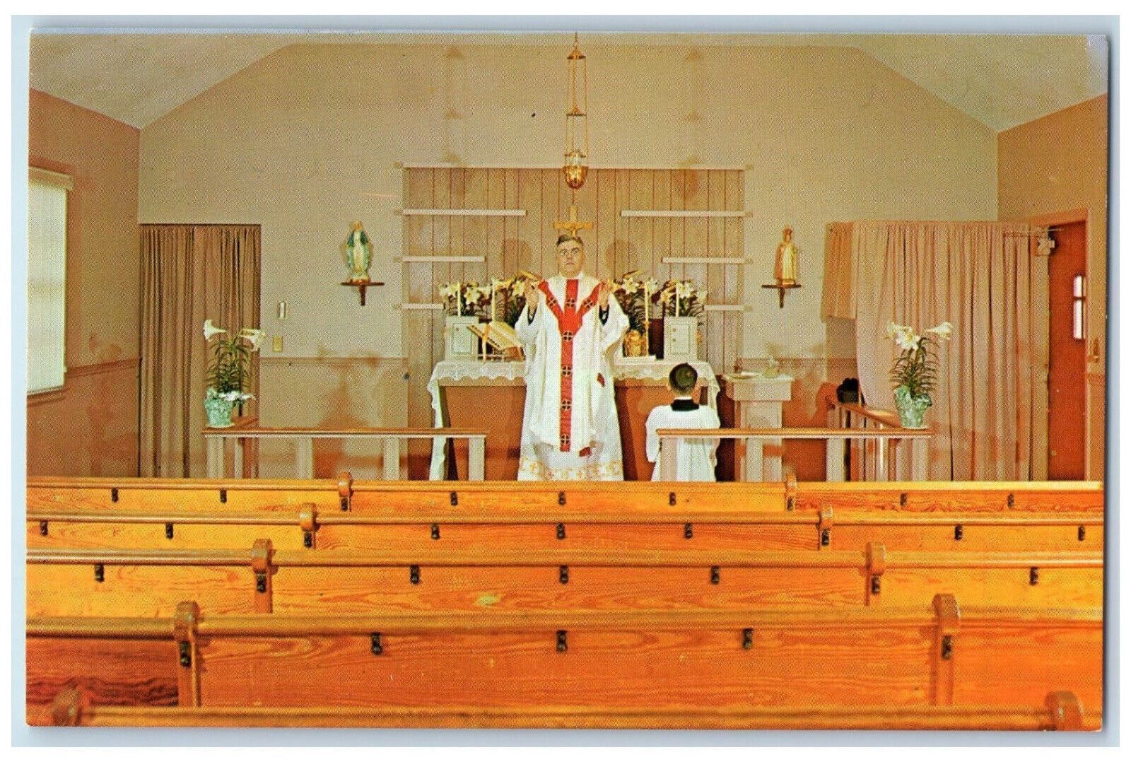 c1960's Saint Jerome Chapel New Britain, Connecticut CT Vintage Postcard