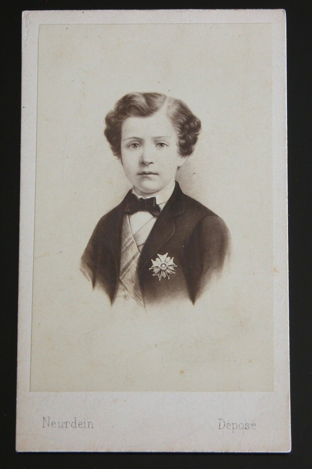 Royalty cdv PRINCE IMPERIAL (1856-1879) Portrait Albumen Print Eugenie France