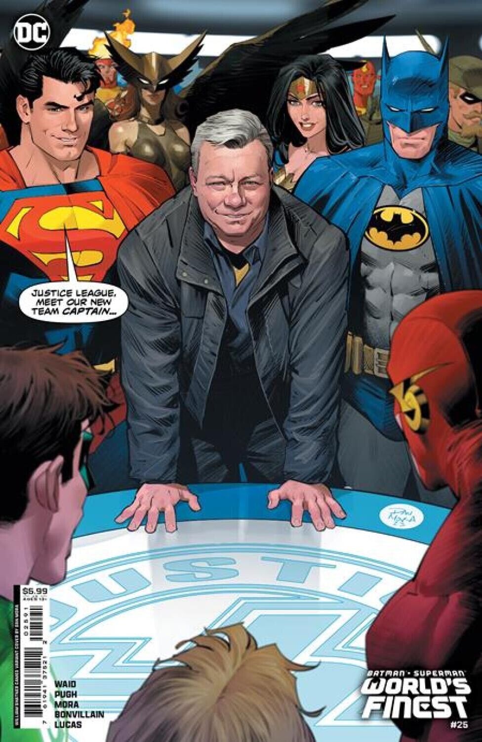 Batman Superman Worlds Finest DC Comics Shatner Var Cover NM or better Star Trek