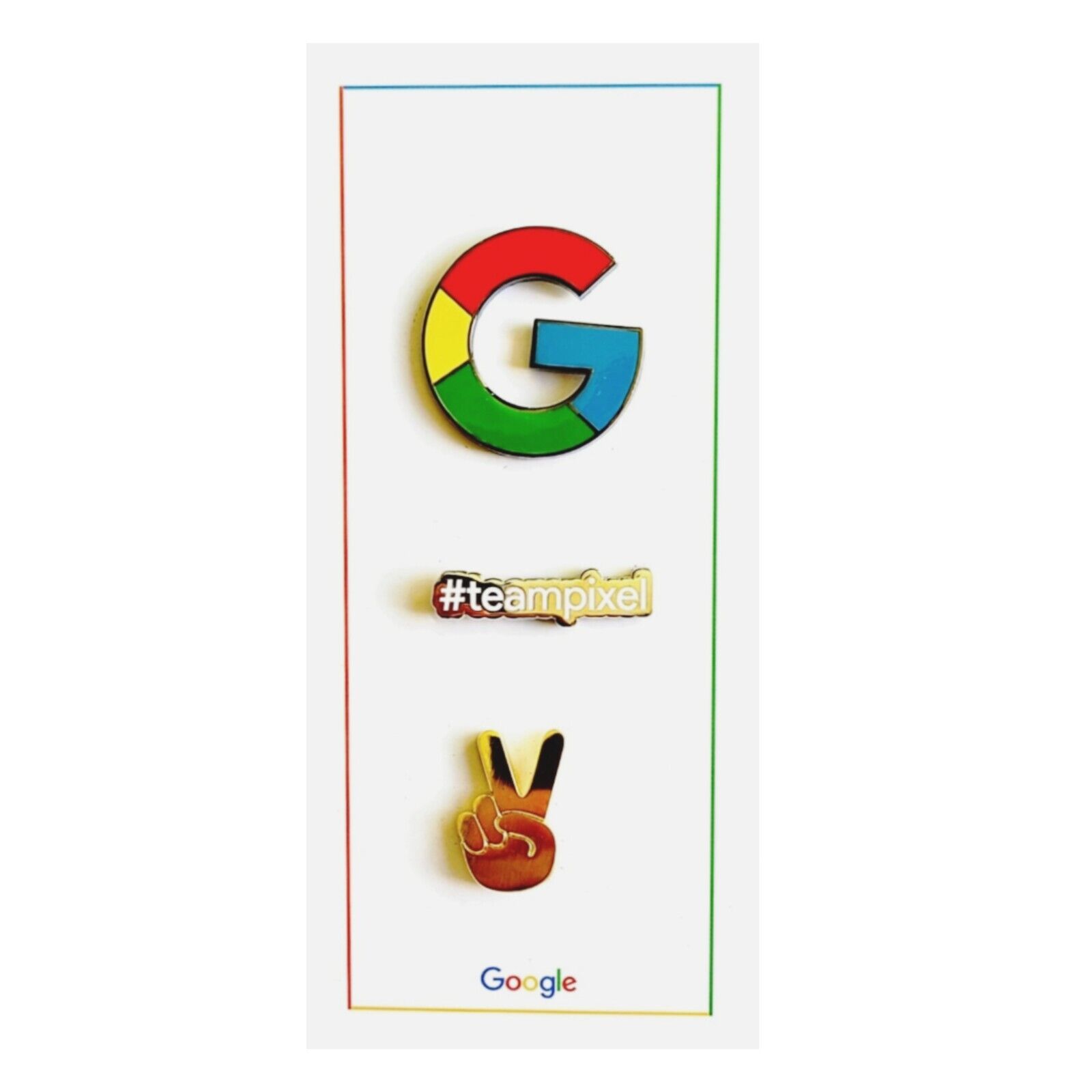 ⚡RARE⚡ PINTRILL x GOOGLE Creator First Google Pin Set *BRAND NEW* 2017 LE 