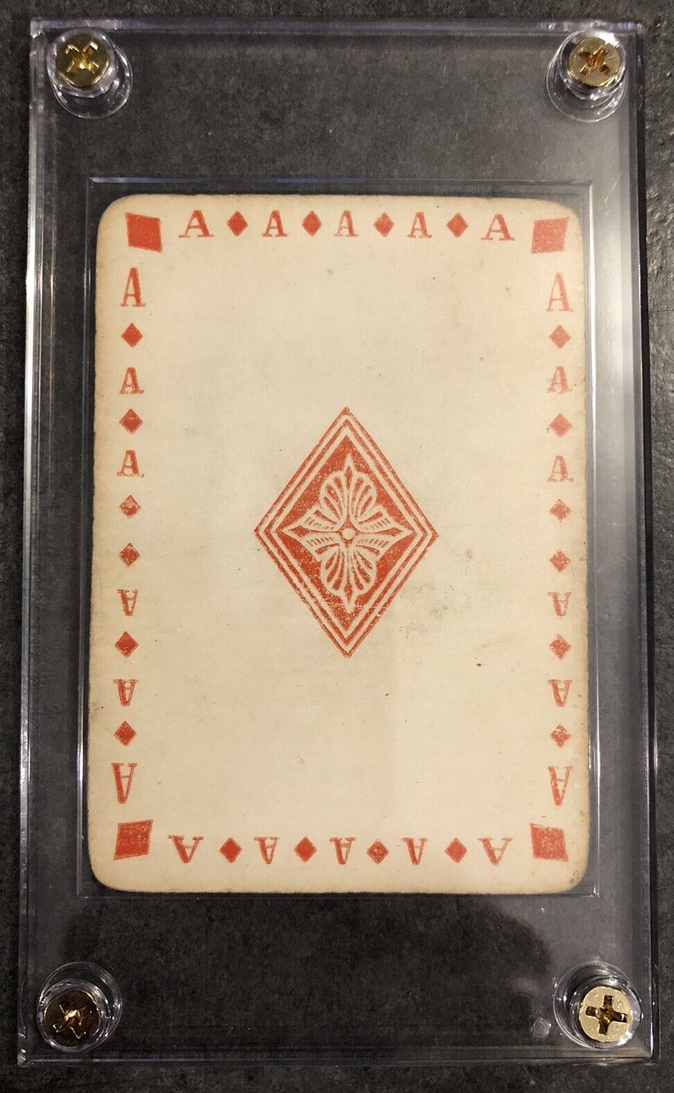 BORDER INDEX 1878 PAPER FABRIQUE SALADEE’S US PLAYING CARD OLD WEST ANTIQUE RARE
