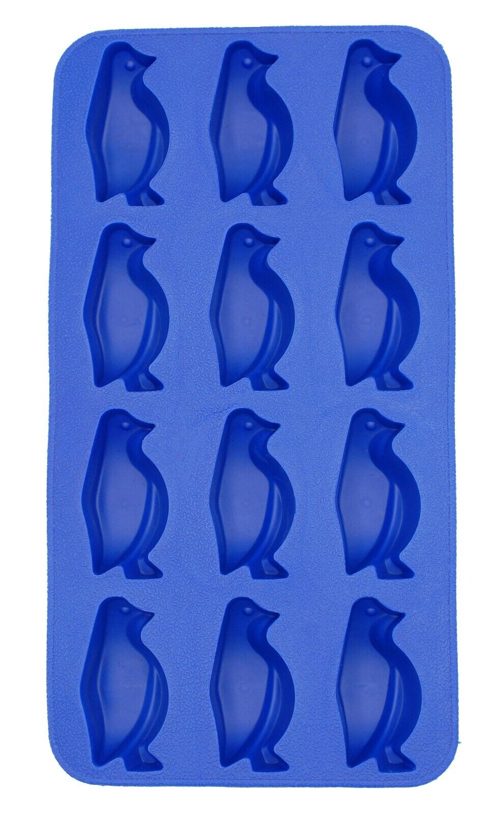 Silicone Flexible Plastic Penguin Shapes Ice Cube Tray Chocolate Mold 2 Pack